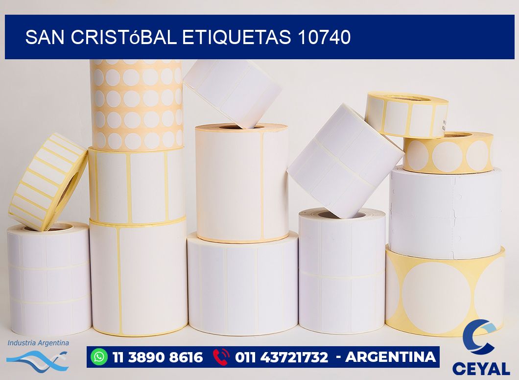 San Cristóbal etiquetas 10740