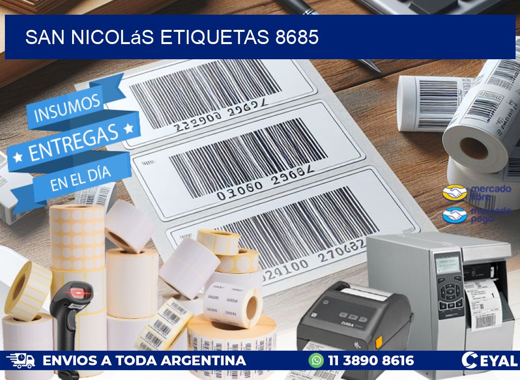 San Nicolás etiquetas 8685