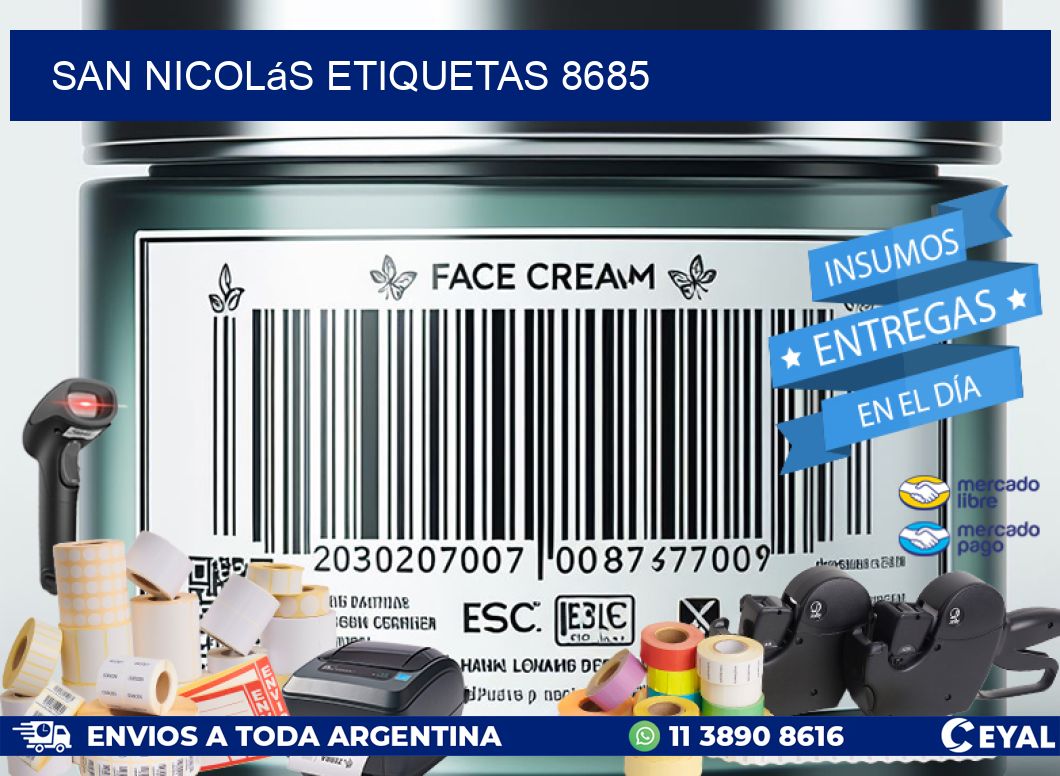 San Nicolás etiquetas 8685