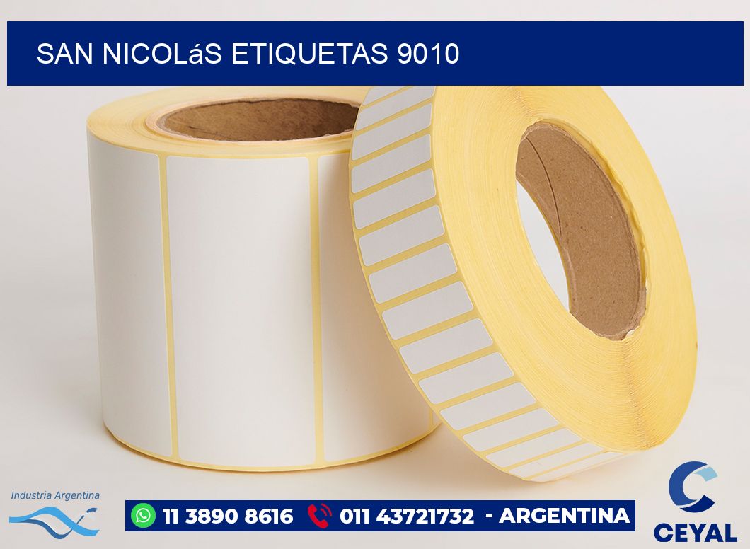 San Nicolás etiquetas 9010