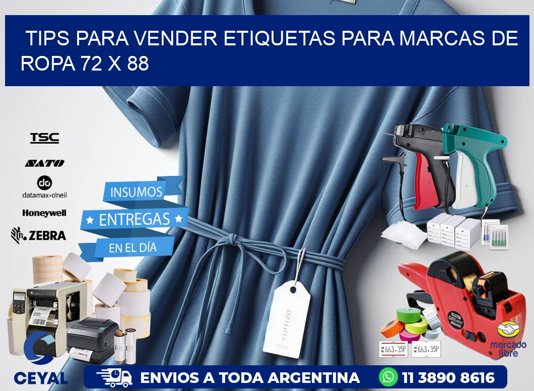 Tips para Vender Etiquetas para Marcas de Ropa 72 x 88