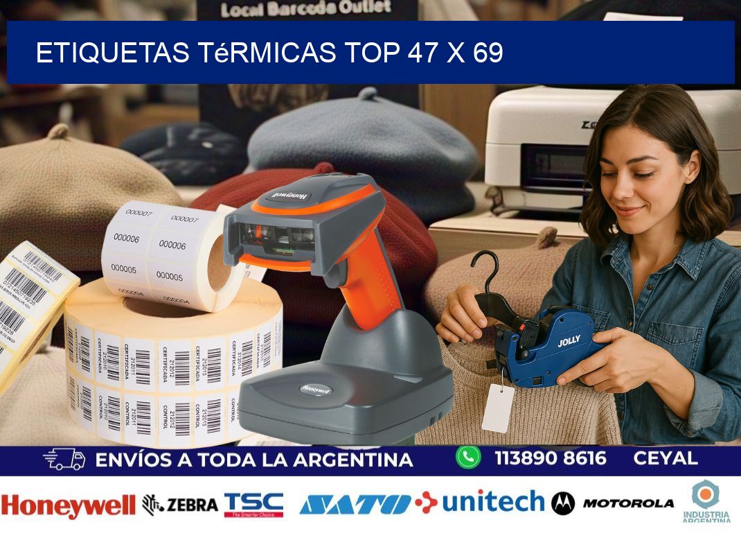 etiquetas Térmicas top 47 x 69