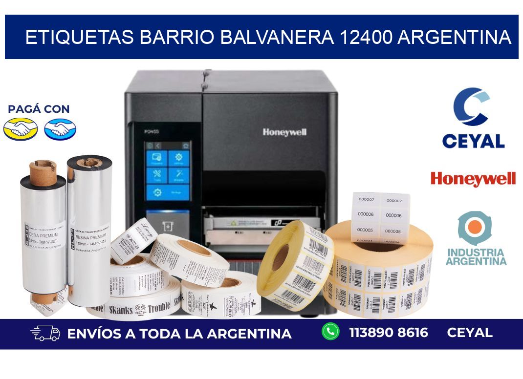 etiquetas barrio balvanera 12400 argentina