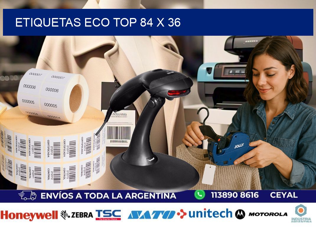 etiquetas eco top 84 x 36