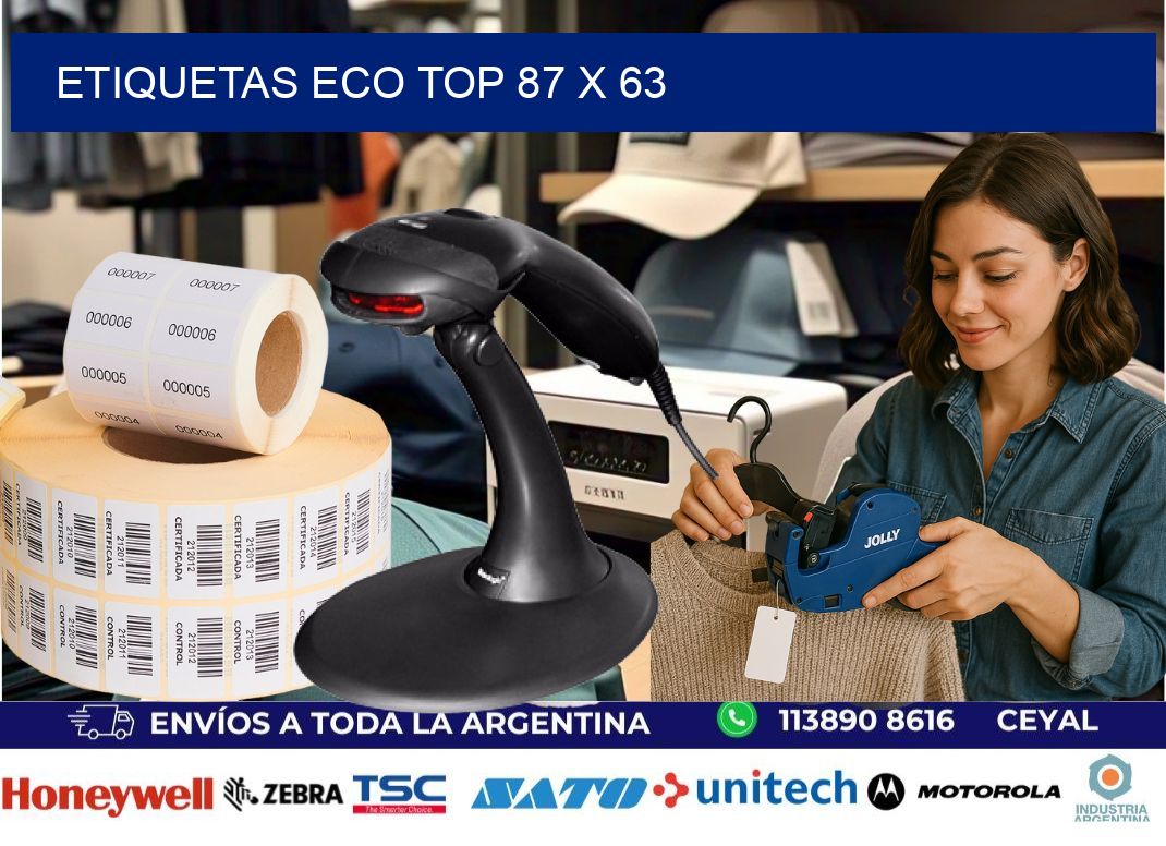 etiquetas eco top 87 x 63