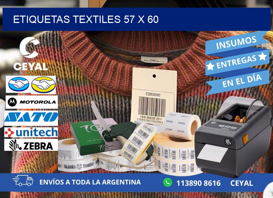 etiquetas textiles 57 x 60
