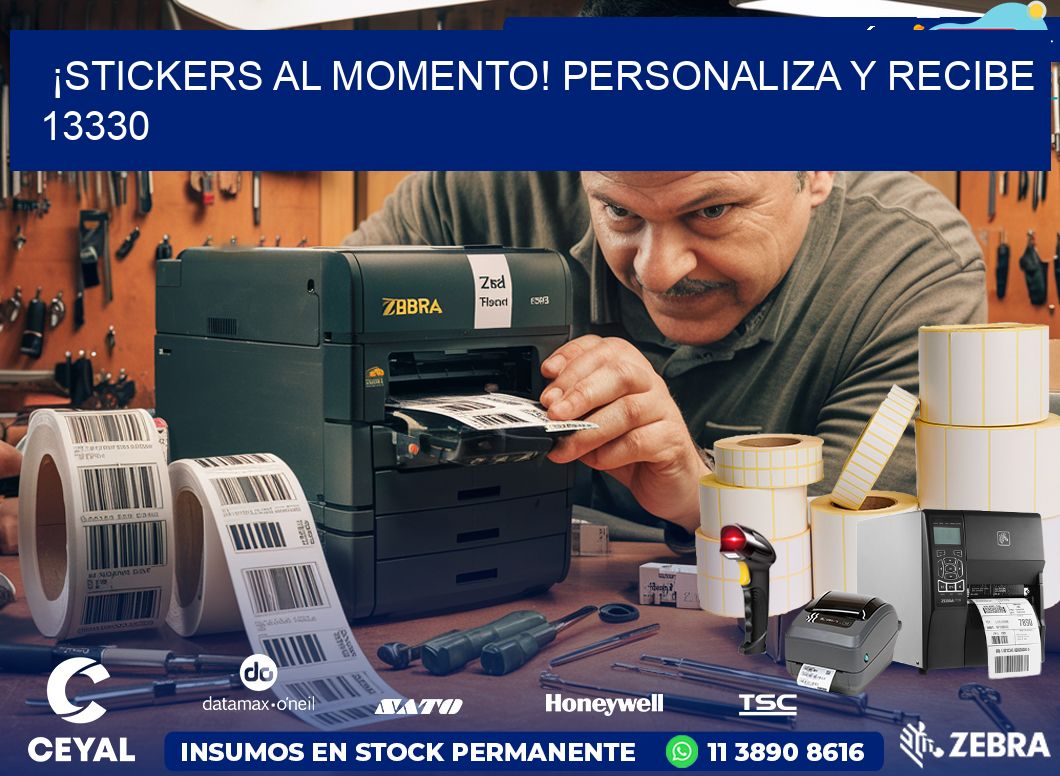 ¡Stickers al Momento! Personaliza y Recibe 13330