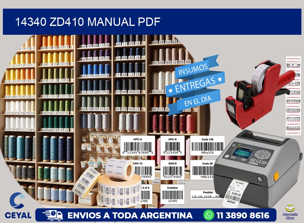 14340 ZD410 manual PDF