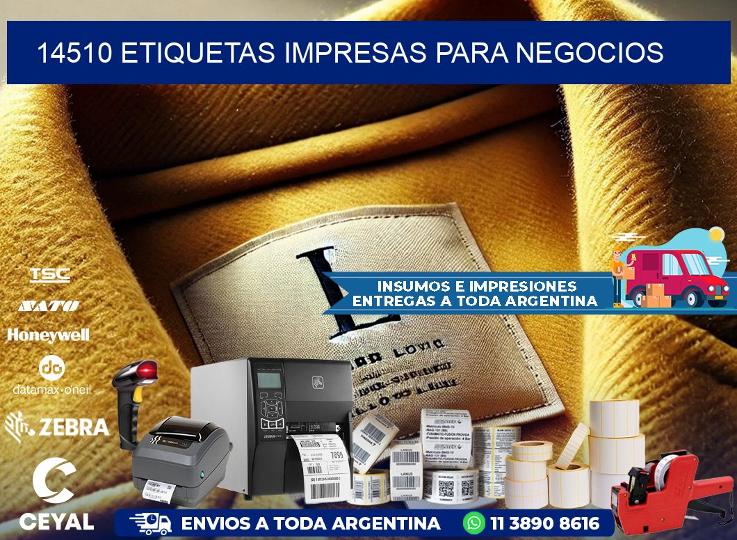 14510 etiquetas impresas para negocios