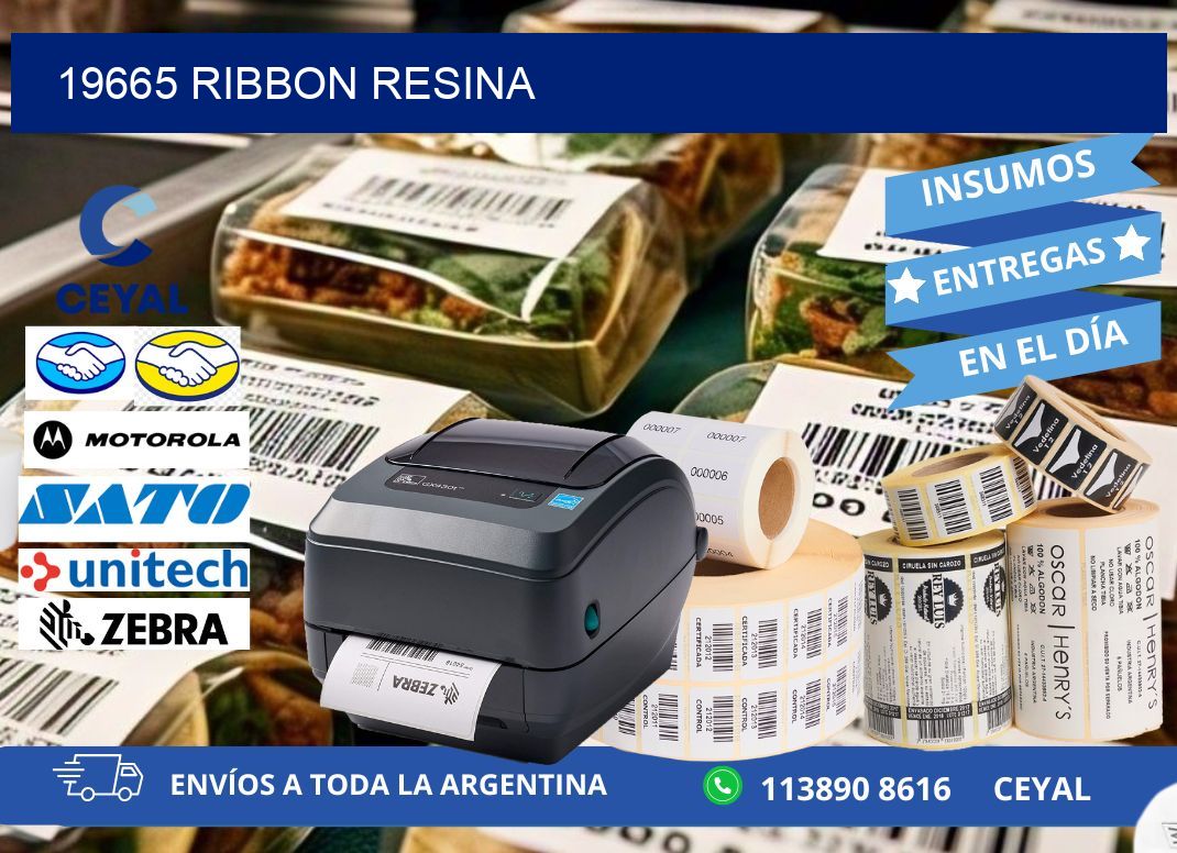 19665 Ribbon resina