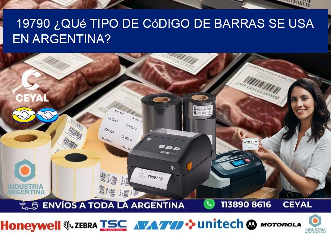 19790 ¿Qué tipo de código de barras se usa en Argentina?