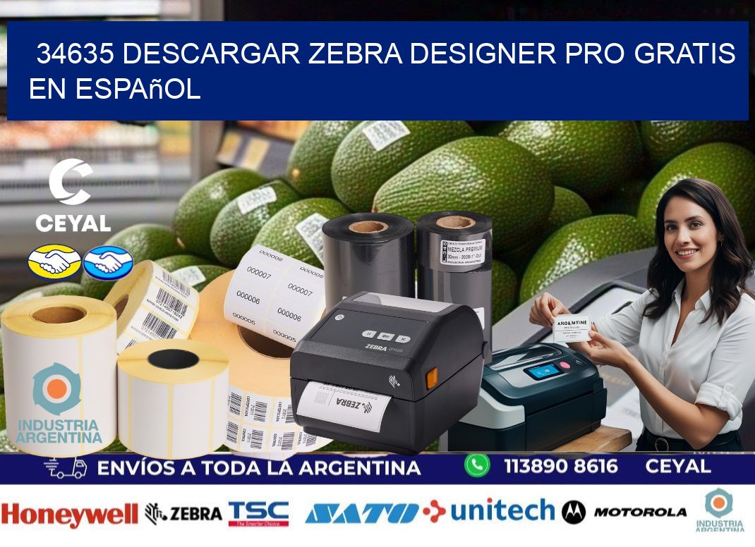 34635 Descargar Zebra Designer Pro gratis en Español