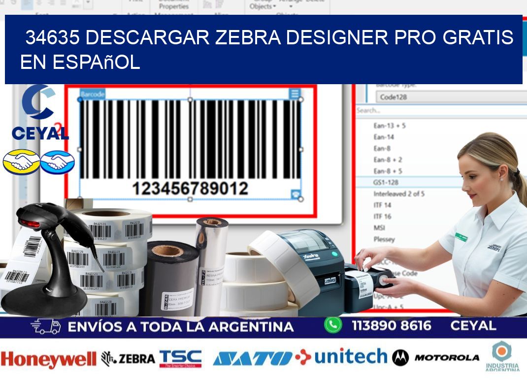 34635 Descargar Zebra Designer Pro gratis en Español