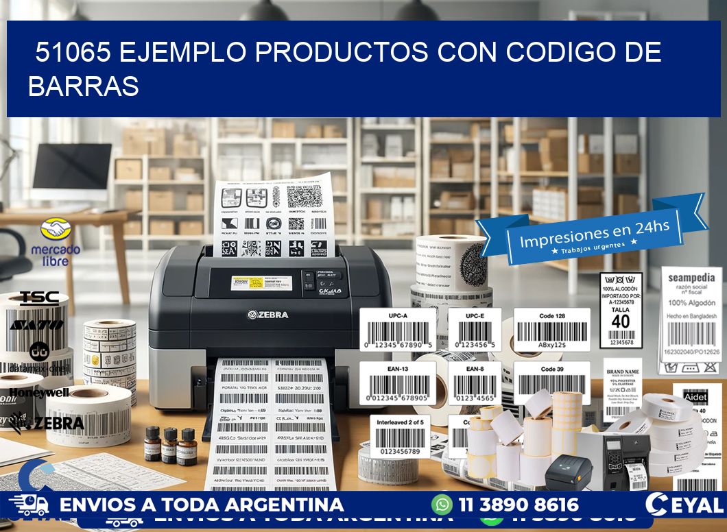 51065 ejemplo productos con codigo de barras