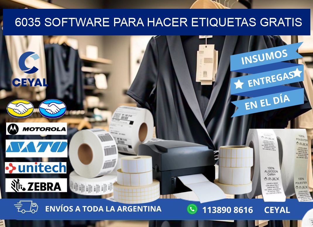 6035 Software para hacer etiquetas gratis