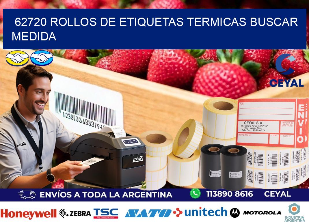 62720 rollos de etiquetas termicas buscar medida