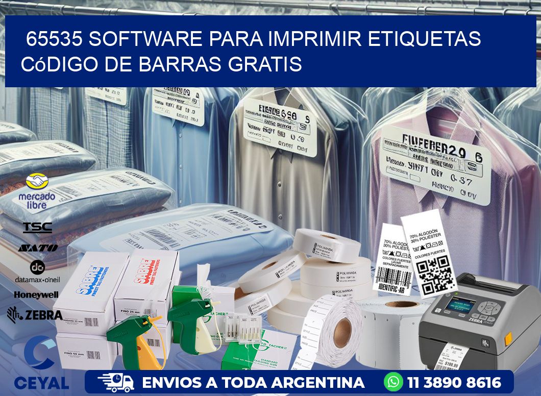 65535 Software para imprimir etiquetas código de barras gratis