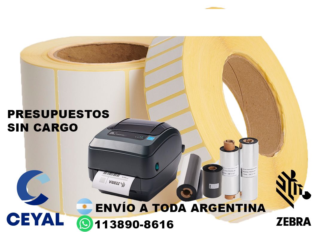 68710 etiquetas adhesivas blancas
