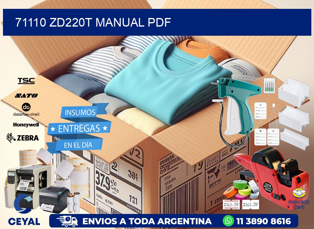 71110 ZD220t manual PDF