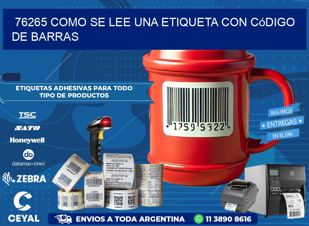 76265 Como se lee una etiqueta con código de barras