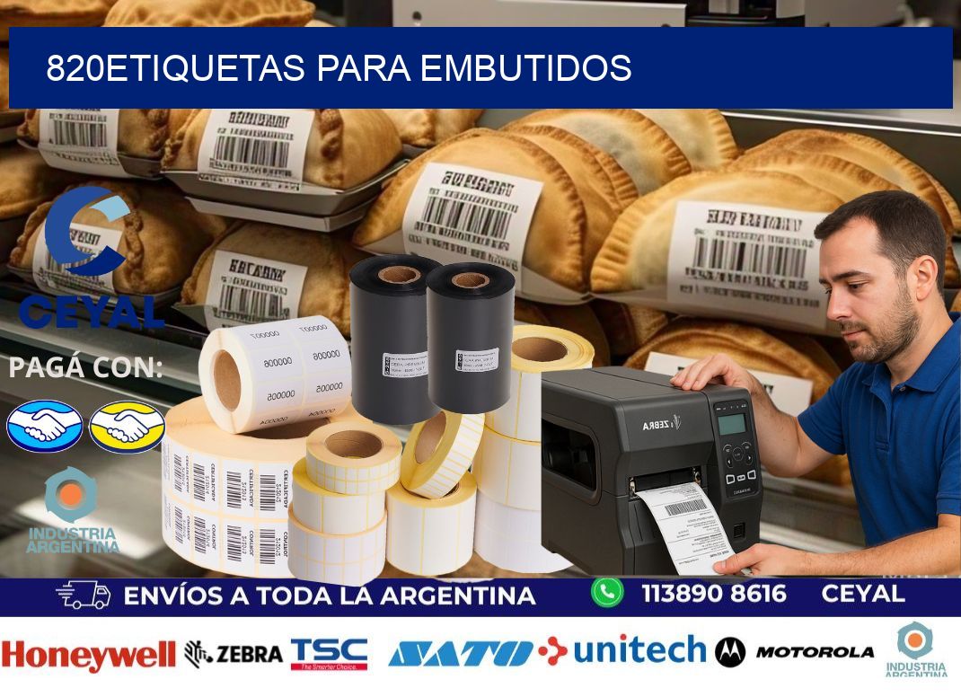 820Etiquetas para embutidos