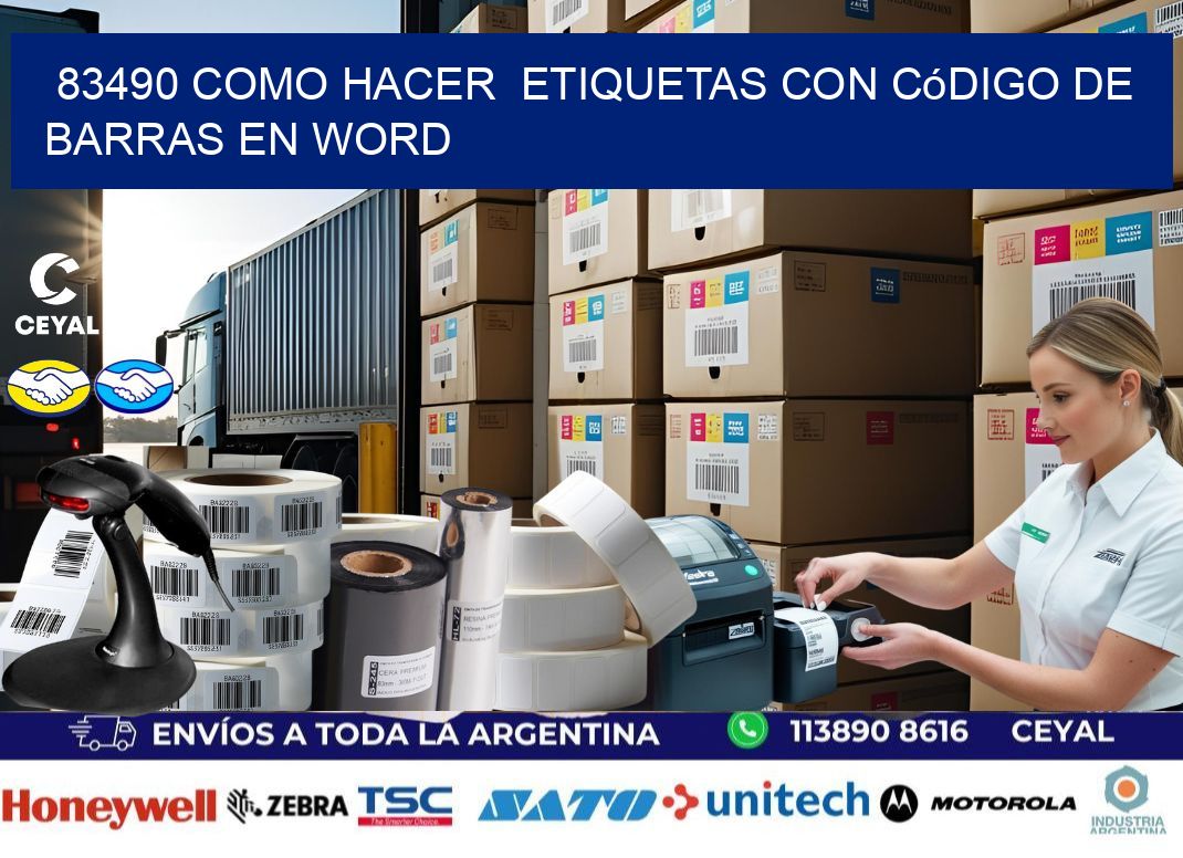 83490 Como hacer etiquetas con código de barras en Word