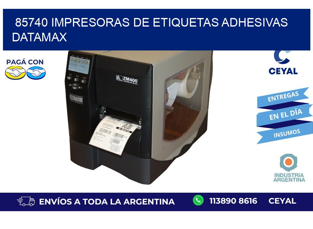 85740 impresoras de etiquetas adhesivas datamax