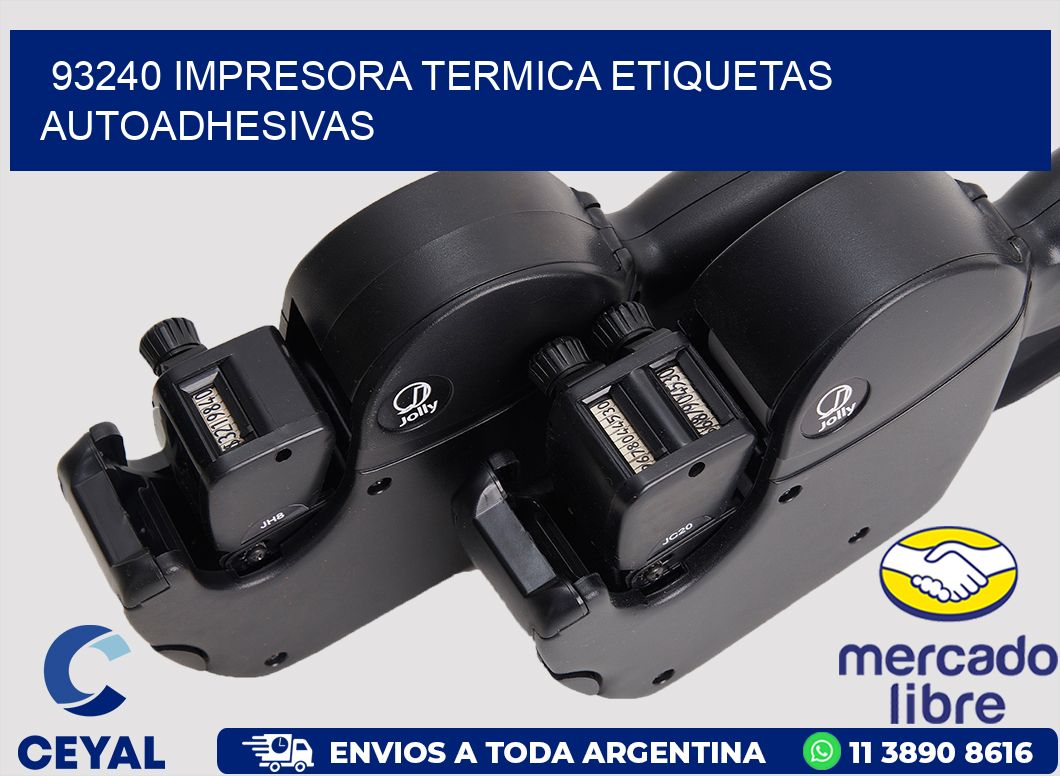 93240 Impresora termica etiquetas autoadhesivas