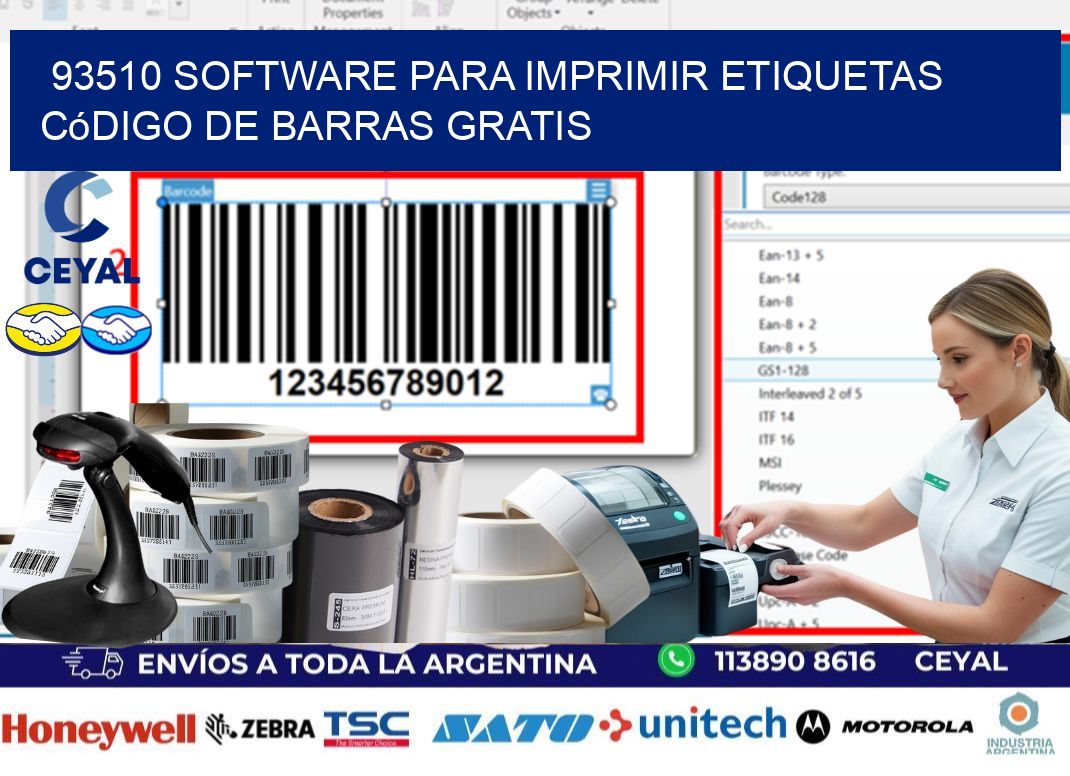 93510 Software para imprimir etiquetas código de barras gratis