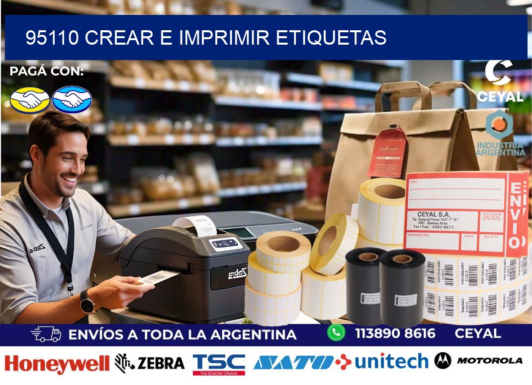 95110 Crear e imprimir etiquetas
