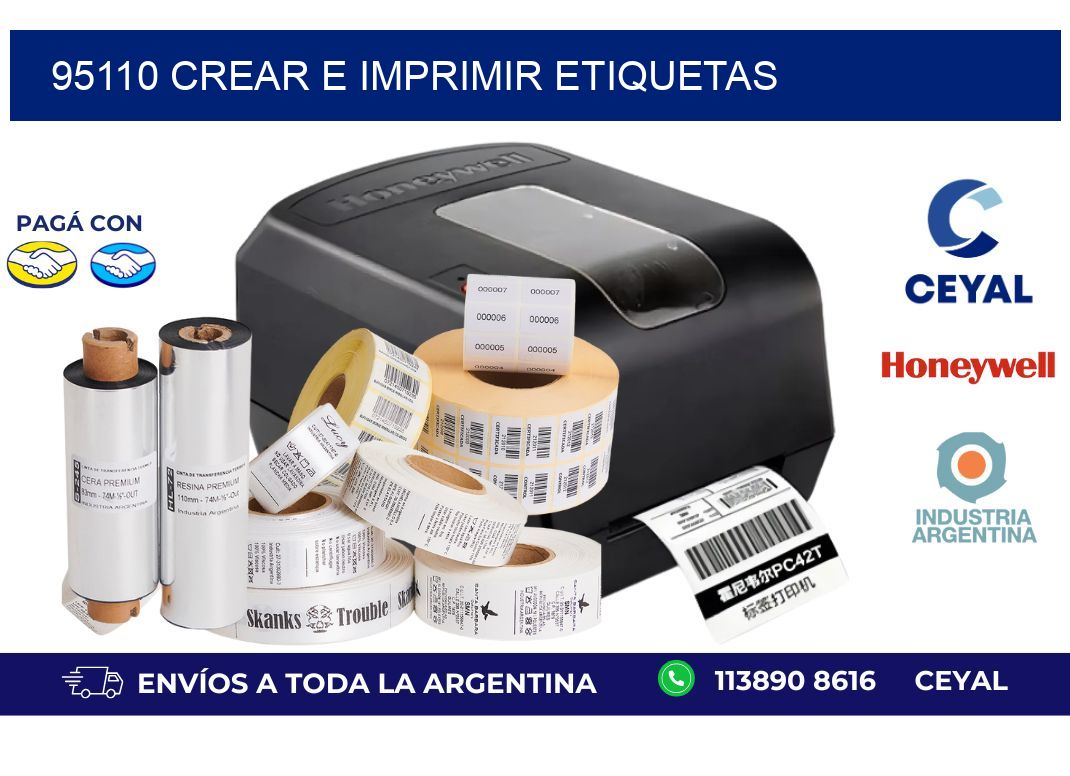95110 Crear e imprimir etiquetas