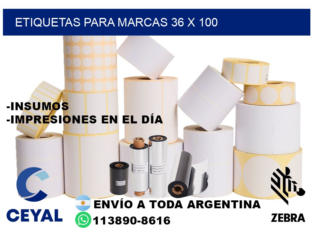 ETIQUETAS PARA MARCAS 36 x 100
