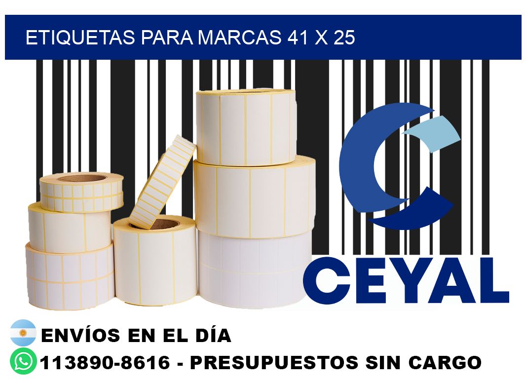 ETIQUETAS PARA MARCAS 41 x 25