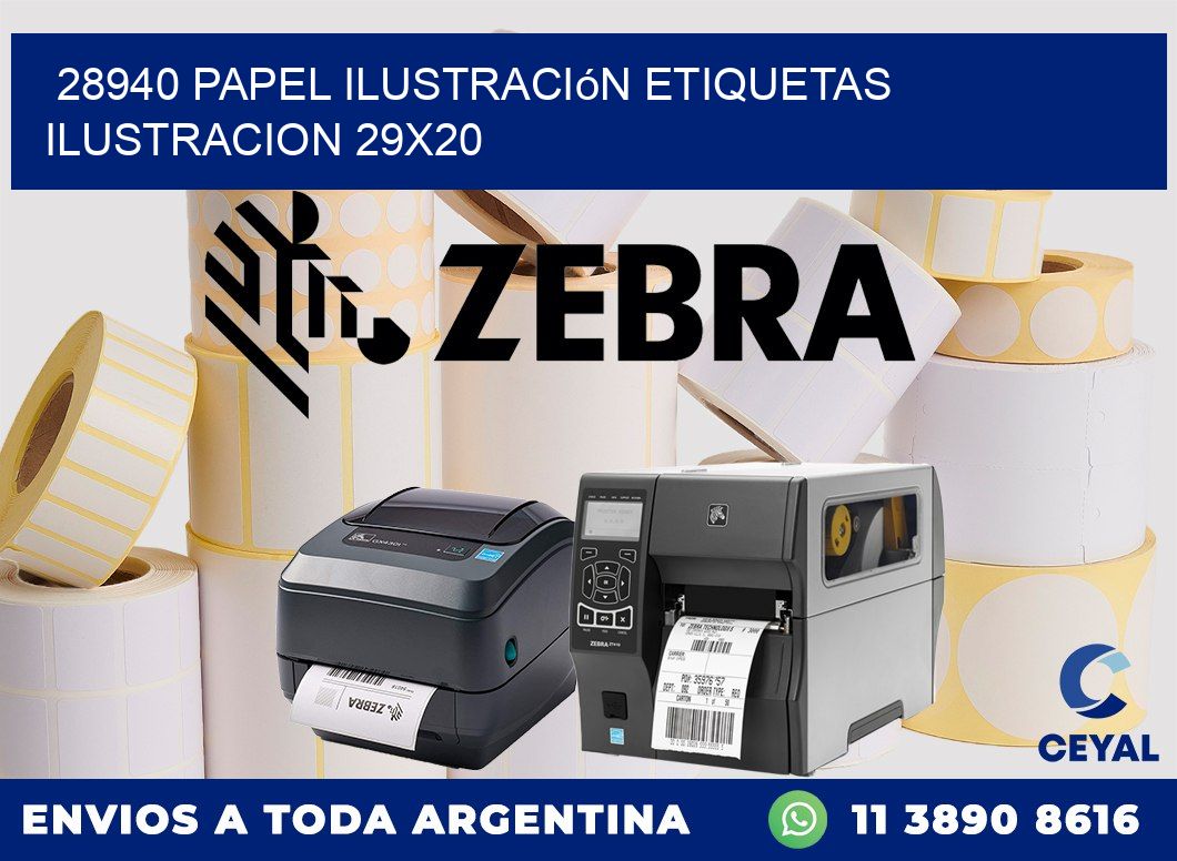 28940 papel ilustración Etiquetas Ilustracion 29x20