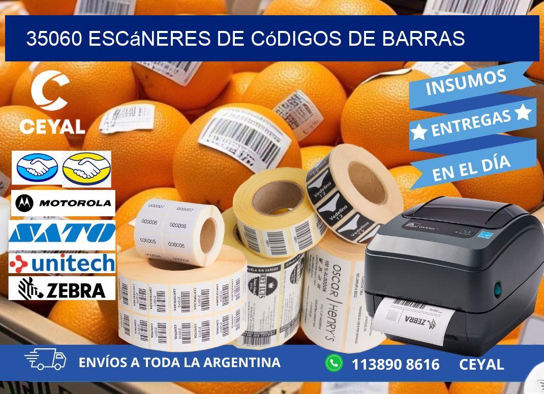 35060 Escáneres de códigos de barras