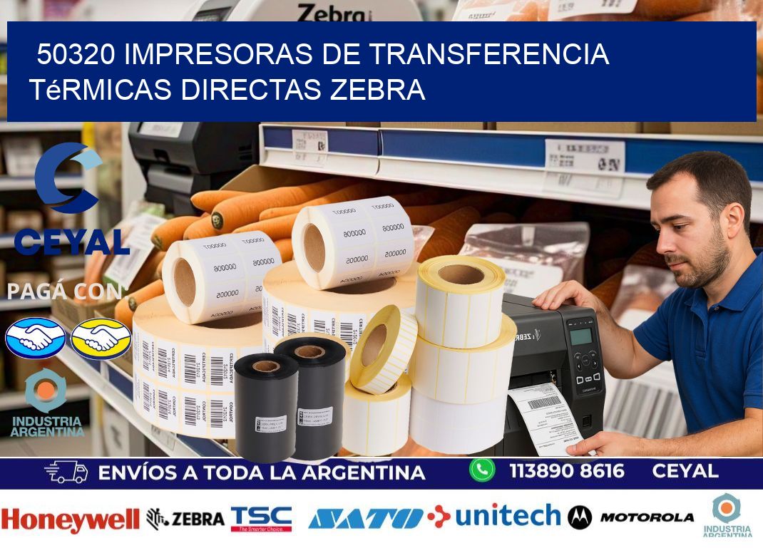 50320 impresoras de Transferencia  térmicas directas zebra
