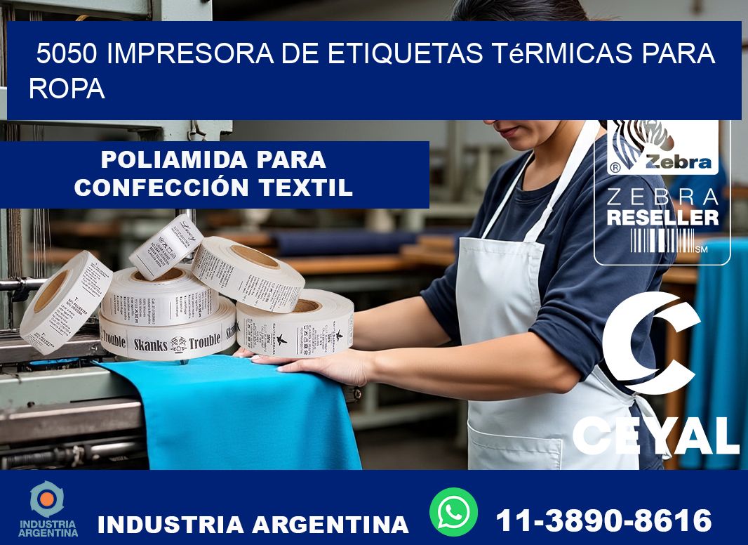 5050 impresora de etiquetas térmicas para ropa