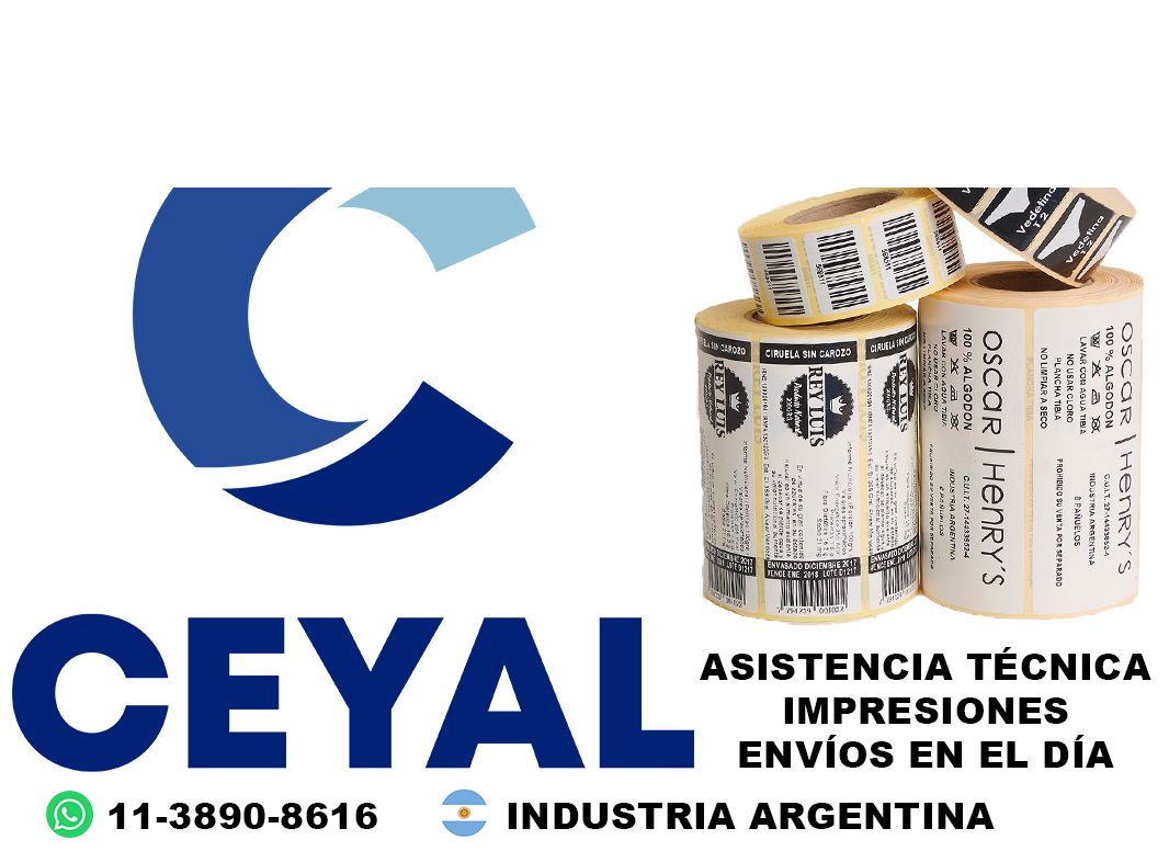 53750 qué son las etiquetas térmicas adhesivas