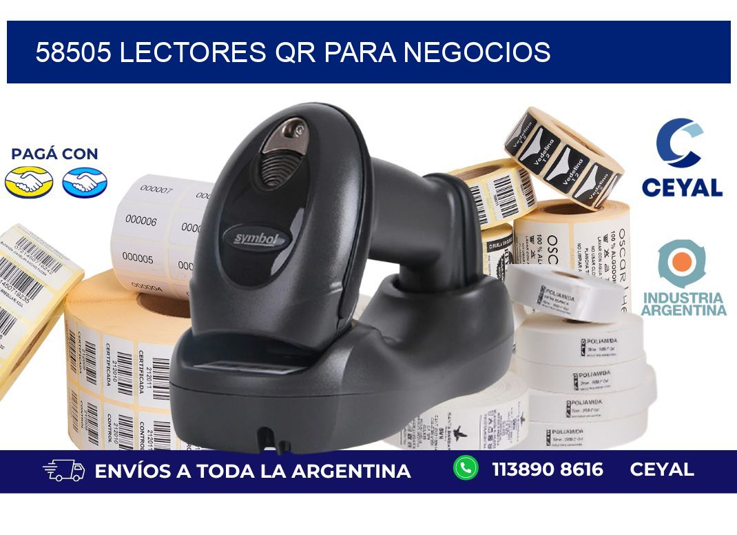 58505 lectores qr para negocios