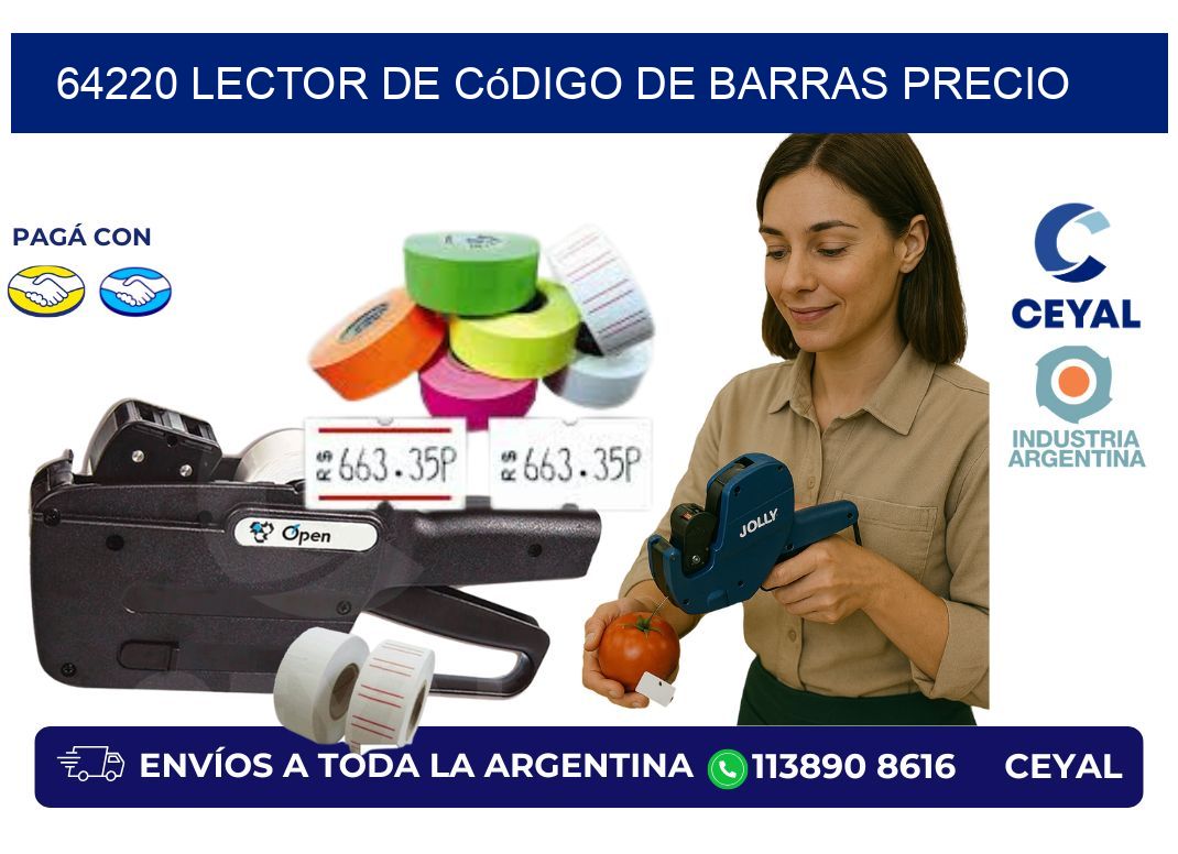 64220 Lector de código de barras precio