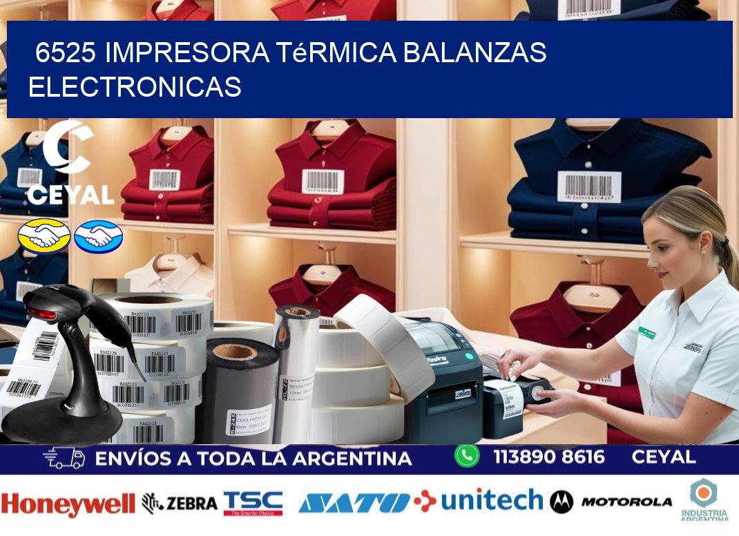 6525 impresora térmica balanzas electronicas