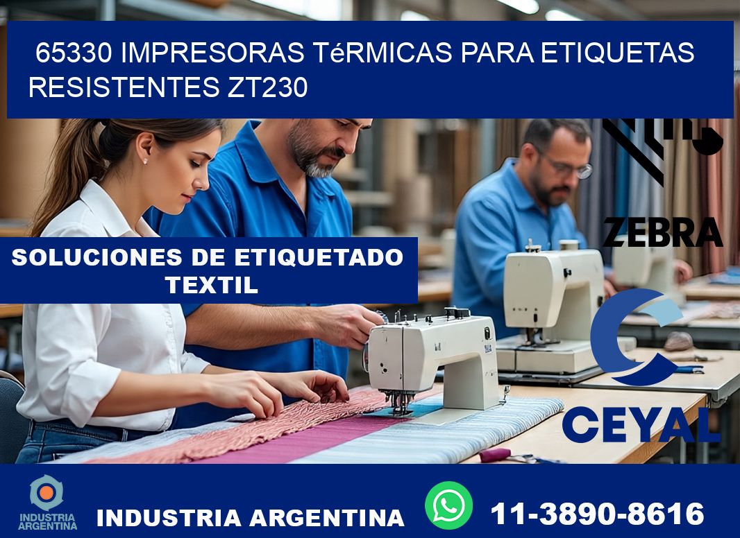 65330 impresoras térmicas para etiquetas resistentes ZT230