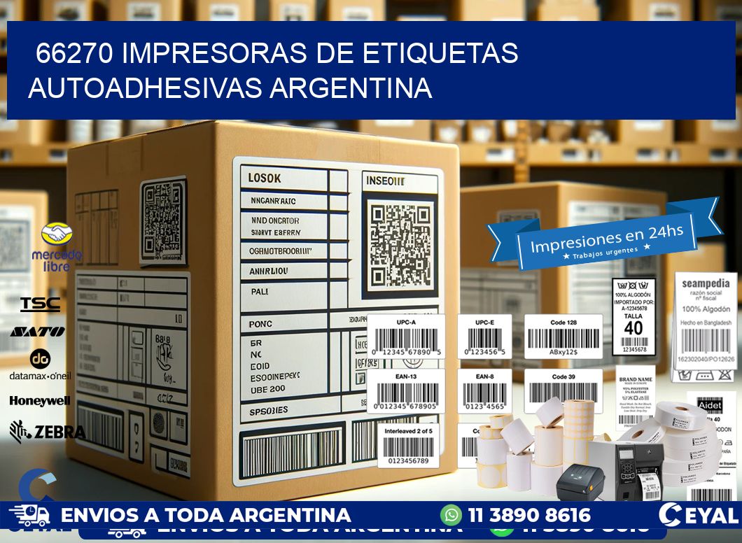 66270 Impresoras de etiquetas autoadhesivas argentina