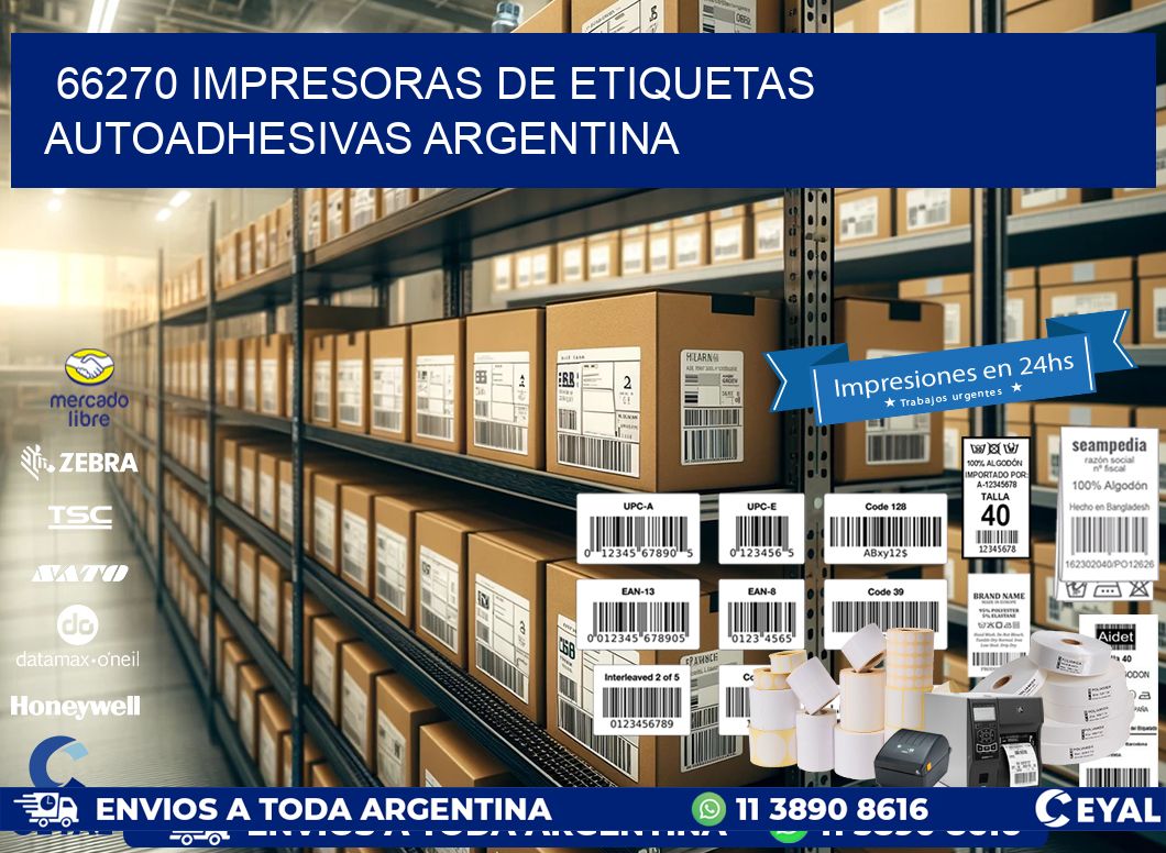 66270 Impresoras de etiquetas autoadhesivas argentina