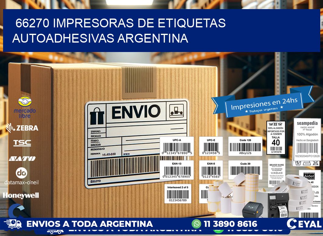 66270 Impresoras de etiquetas autoadhesivas argentina