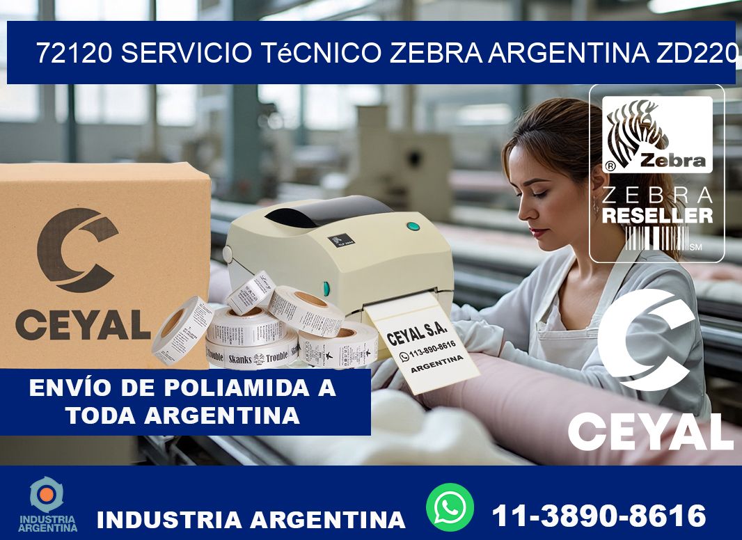 72120 servicio técnico zebra argentina ZD220