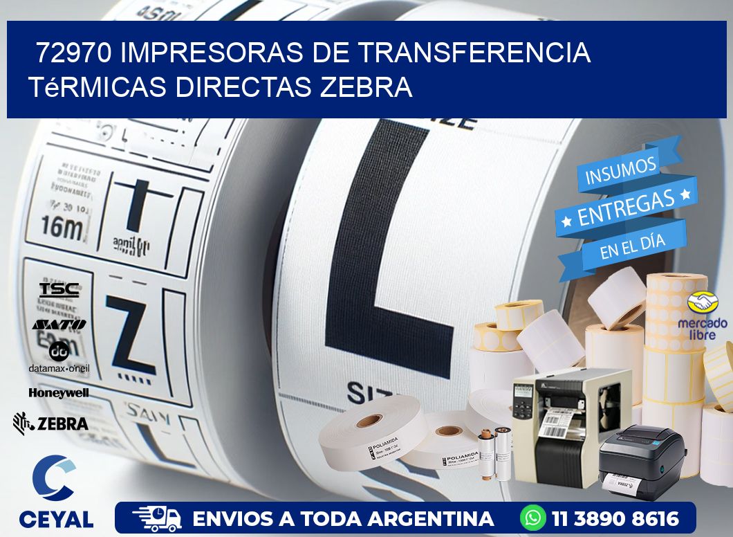 72970 impresoras de Transferencia  térmicas directas zebra