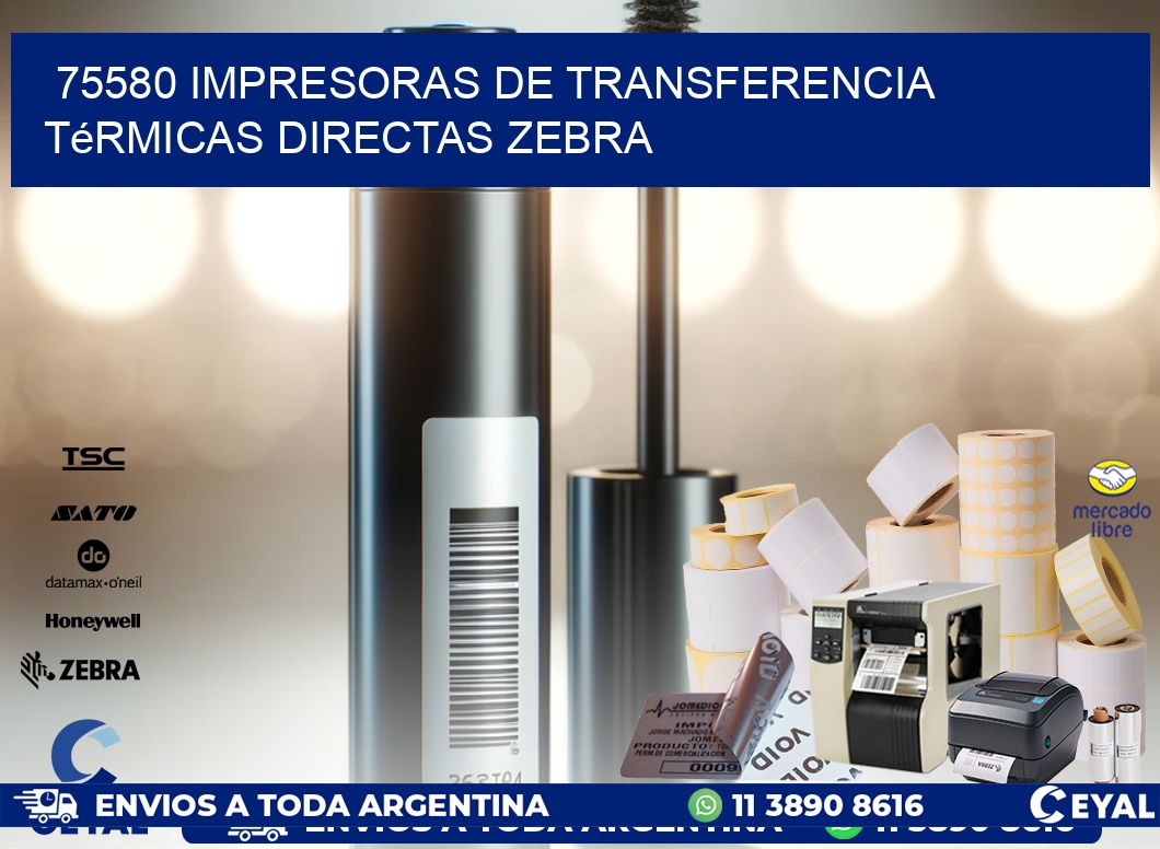 75580 impresoras de Transferencia  térmicas directas zebra