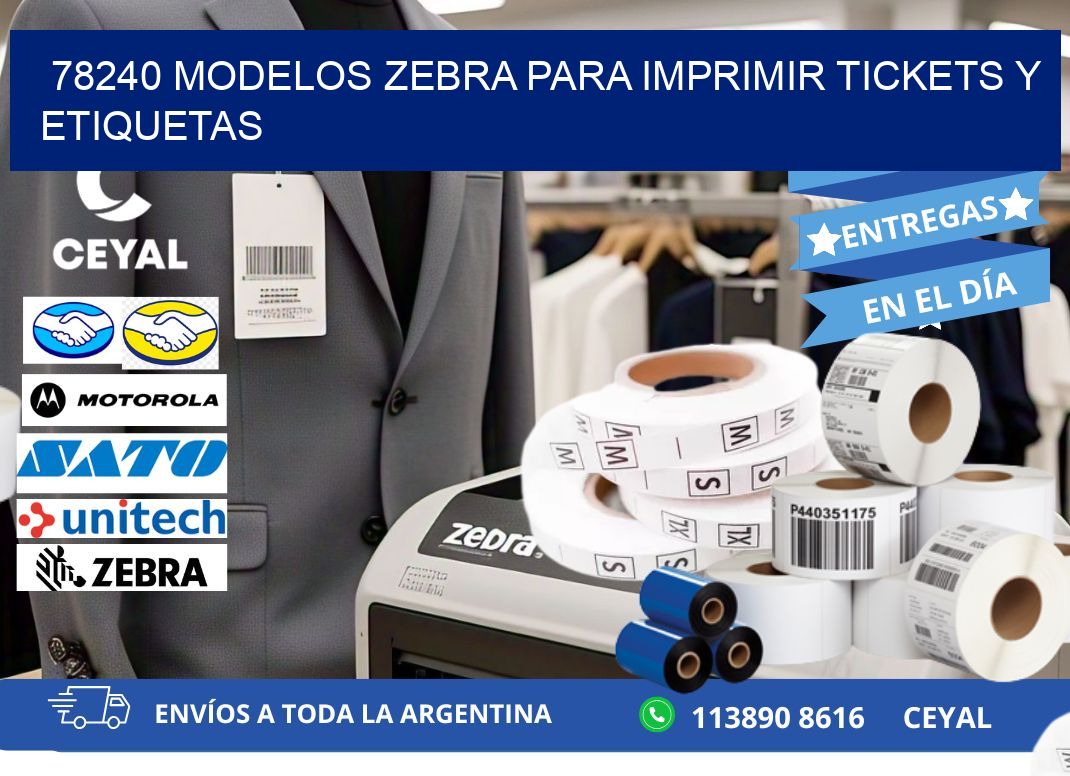 78240 modelos zebra para imprimir tickets y etiquetas