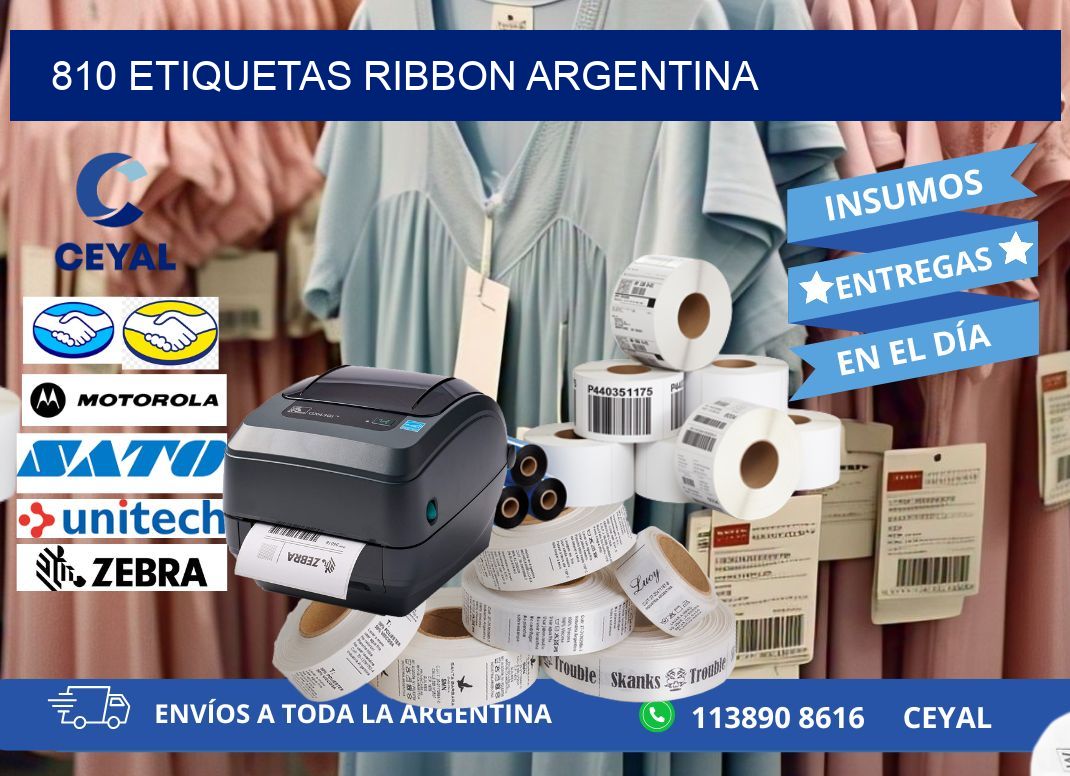 810 etiquetas ribbon argentina